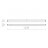 REDLUX Regina 60, 120 LED bathroom wall lamp