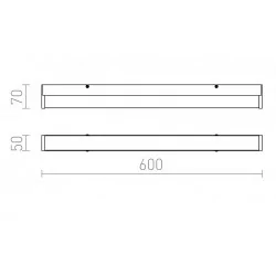 REDLUX Regina 60, 120 LED bathroom wall lamp