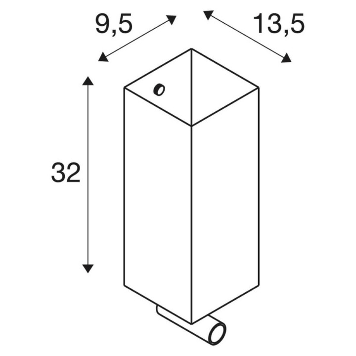 SLV QUADRASS SPOT 1003428/9 wall LED light