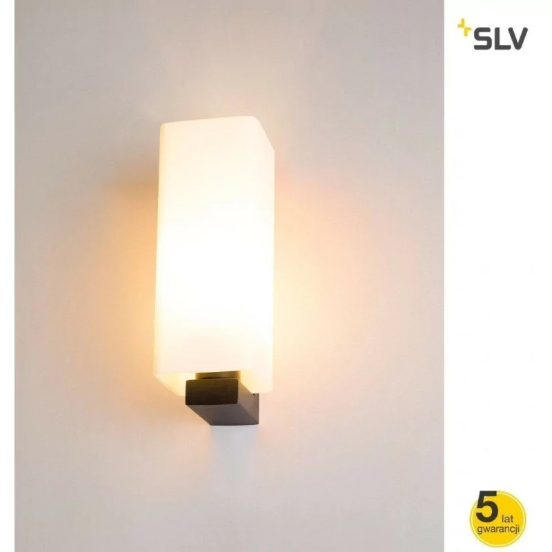 SLV QUADRASS 1003430/1 wall light glass E27