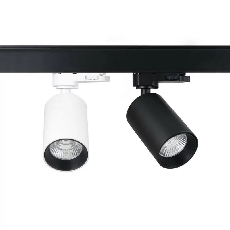 Track Light D1 10W LED white, black 3-phase