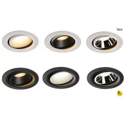 SLV NUMINOS move M, L, XL recessed LED light