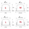 SLV NUMINOS S, M, L, XL recessed LED light