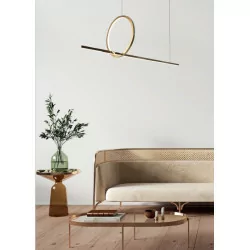 MAXlight LOZANNA P0390 pendant lamp gold