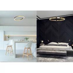 MAXlight LUXURY P0377 LED golden pendant lamp 40cm