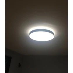 OXYLED SORIA plafon LED biały, czarny