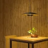 OXYLED LAREDO black-gold pendant LED lamp 3000K