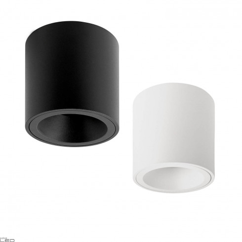 OXYLED PERO RO tube GU10 9cm ceiling lamp white, black