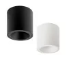 OXYLED PERO RO tube GU10 9cm ceiling lamp white, black