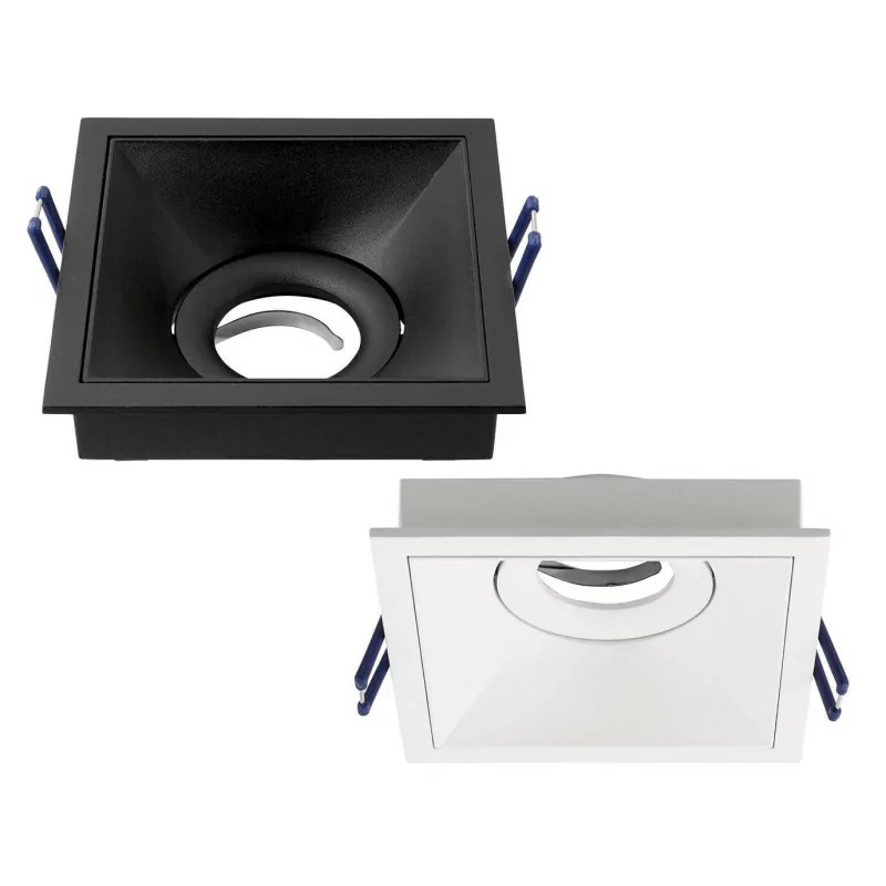 OXYLED CROSTI VIEDO square 1xGU10 black, white