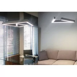 ELKIM LUPINUS/Z SQUARE lampa wisząca LED