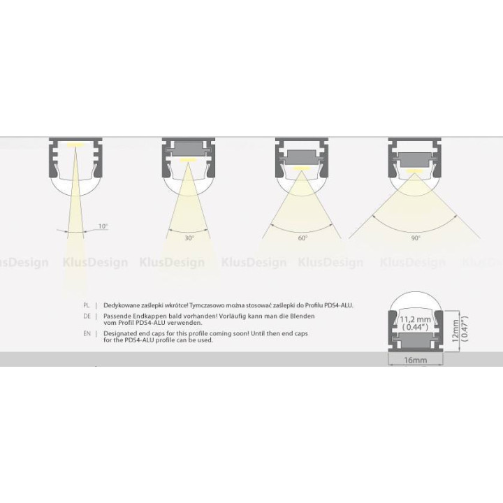 Profil LED REGULOR ZWK anodowany