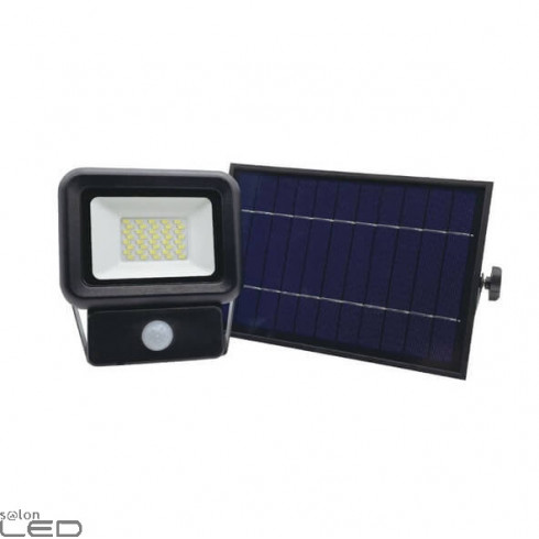 Kobi SOLAR NCS LED 10W/20W/30W naświetlacz solarny z czujnikiem ruchu