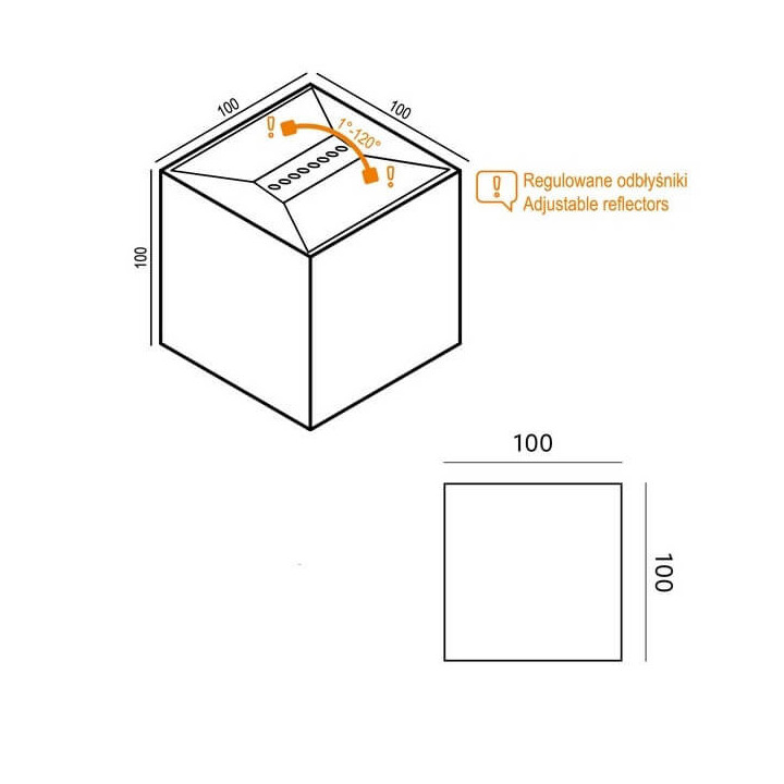 KOBI RIKO LED IP44 with LED 2x4W