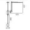 Artemide DEMETRA Professional kinkiet LED 12W biały, czarny, szary