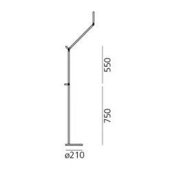 Artemide Demetra Professional Reading floor LED 12W