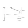 Tolomeo Decentrata Suspension for E27