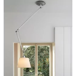 Artemide Tolomeo Decentrata 0629000A podstawa zwieszana E27