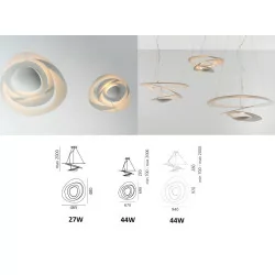 Artemide Pirce wisząca lampa LED