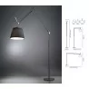 Artemide Tolomeo MEGA floor LED podłogowa lampa 31W