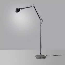 Artemide Tolomeo Floor podłogowa E27 226cm alu, czarna, biała