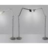 Artemide Tolomeo Floor 226cm E27 white, alu, black