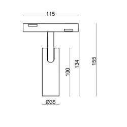 OXYLED MINI STPOT 893166 multitrack