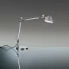 Artemide Tolomeo Mini Table E27 alu, biała, czarna