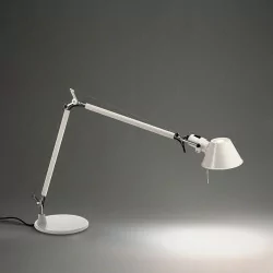 Artemide Tolomeo Mini Table E27 alu, biała, czarna