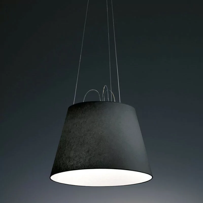 Artemide black satin diffuser