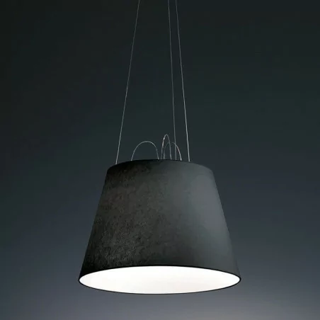 Artemide black satin diffuser