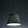 Artemide black satin diffuser