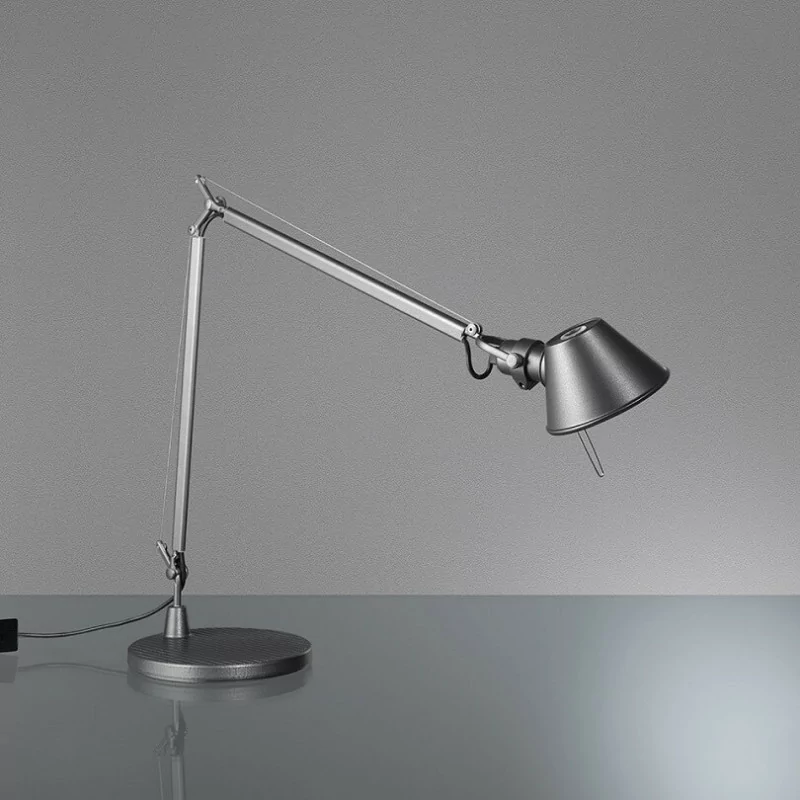 Artemide Tolomeo Midi Table A0151 szary, alu LED 9W biurkowa