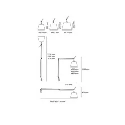 Artemide Tolomeo MEGA Table LED 31W