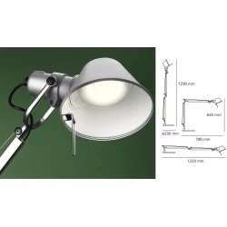 Artemide Tolomeo Table LED 10W alu A0054