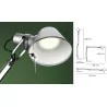 Artemide Tolomeo Table LED 10W alu A0054