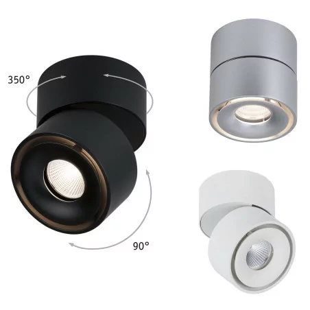 Paulmann ABL Set Spircle LED 8W surface white, black, chrom matt Paulmann ABL Set Spircle LED 8W surface white, black, chrom matt