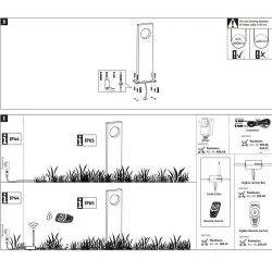 Paulmann Plug & Shine bollard IVO IP65 6,5W 3000K grey