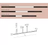 AQFORM MIXLINE LED zwieszany 160cm, 188cm, 216cm