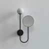 ASTRO ORB Wall lamp with mirror, chrome, black