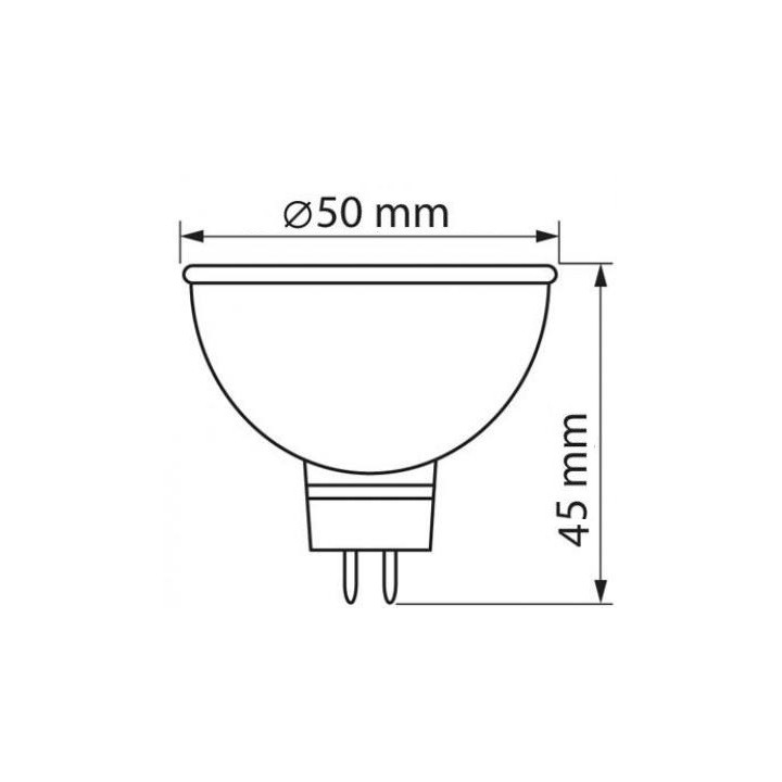 Żar&oacute;wka LED MR16 6,8W Biała 2700K, 4000K