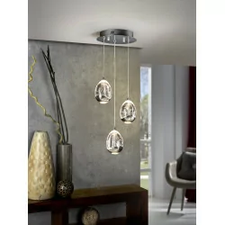 Pendant lamp SCHULLER ROCIO 783753 3 LED chrom