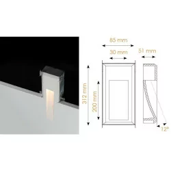 Integrated wall BPM Crismosil DRACO 10119