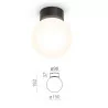 AQFORM MODERN BALL simple midi LED hermetic natynkowy 47000