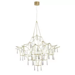 LUCES SALAMANCA LE41324 golden pendant lamp LED 20W