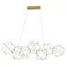 LUCES ASIS LE41325 pendant LED lamp gold 34W 3000K