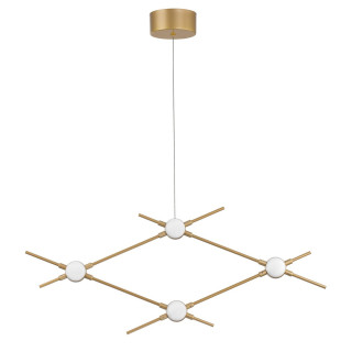 LUCES AZUL LE41329 złota lampa wisząca LED 9,6W