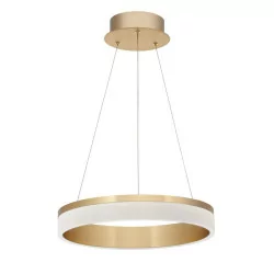 LUCES CRUZ LE41382/3 złota lampa wisząca LED ring 40cm, 60cm