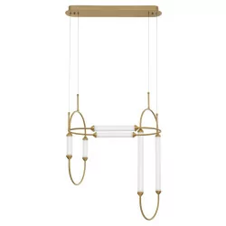 LUCES GOYA LE41397 gold pendant lamp LED 54W 60cm wide