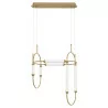 LUCES GOYA LE41397 gold pendant lamp LED 54W 60cm wide